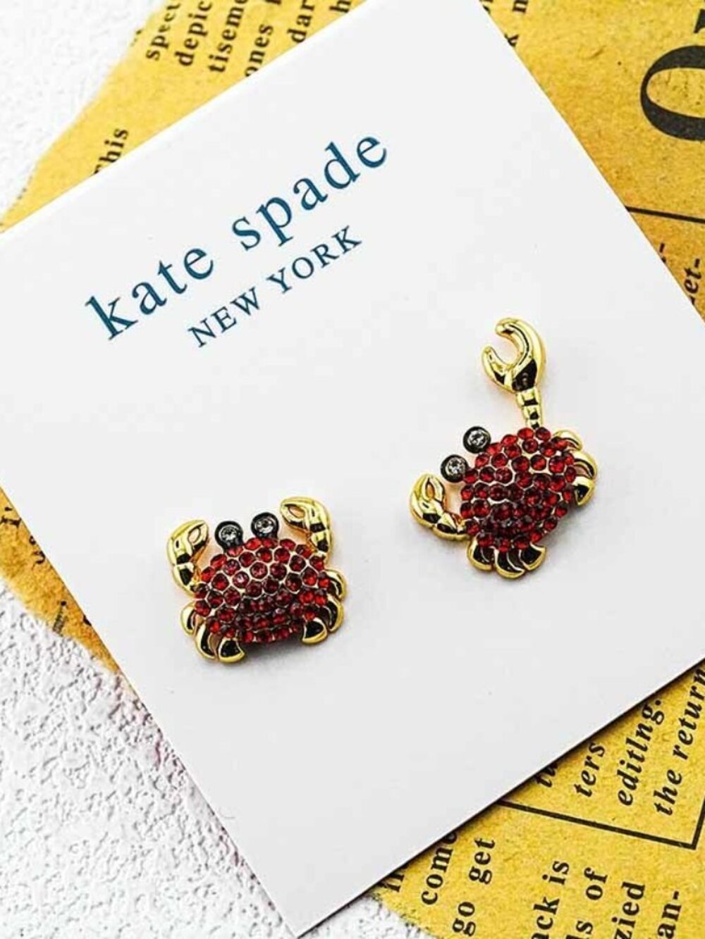 Kate Spade Crab Stud Earrings - Picture 5 of 5